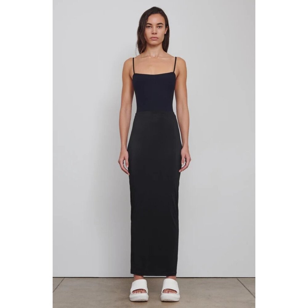 WARDROBE.NYC Layered Tube Skirt in Black Small New Womens Maxi Long - Picture 11 of 16